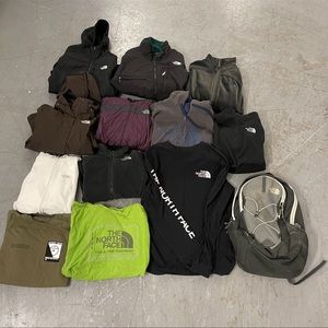 The North Face bundle of clothes